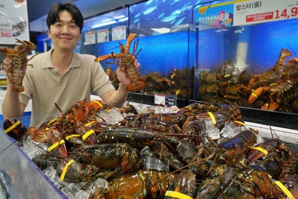 “롯데마트 활 랍스터 최대 40% 할인!”